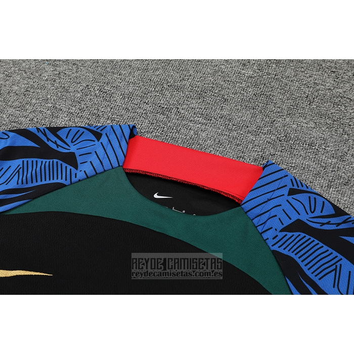 Chandal del Portugal Manga Corta 2022-2023 Negro - Pantalon Corto